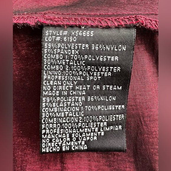 Xscape  Sleeveless Stretch Taffeta Dress with Sparkly Lace - Picture 8 of 12